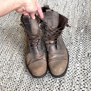 John Varvatos military boots sz 9.5